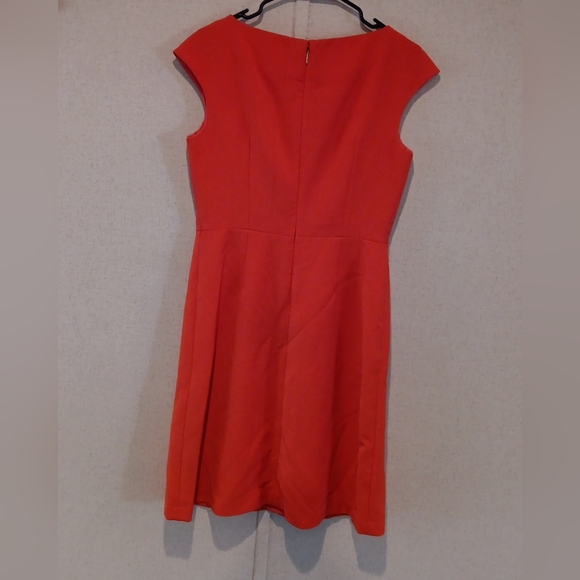 Tory Burch Red Sheath Mini Dress Cap Sleeve Size 8 - Picture 3 of 5